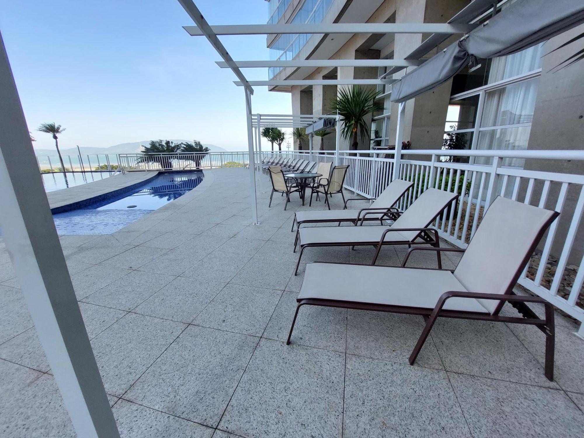 Book Santos - Condominio Unlimited - Apartamento Com Vista Mar E Apartamento Com Vista Piscina 外观 照片